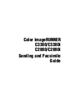 Предварительный просмотр 3 страницы Canon Color imageRUNNER C2880i Sending And Facsimile Manual