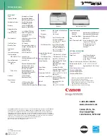 Предварительный просмотр 12 страницы Canon Color imageRUNNER LBP3460 Brochure & Specs