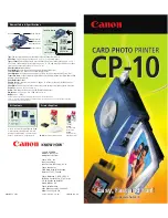 Canon CP-10 Specifications предпросмотр