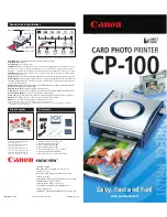 Canon CP-100 Brochure предпросмотр