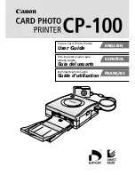 Canon CP-100 User Manual предпросмотр