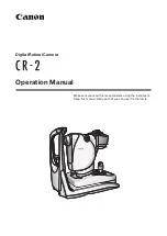 Canon CR-2 Operation Manual preview