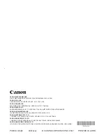 Preview for 72 page of Canon CR-25 - imageFORMULA Desktop Check Scanner Startup Manual