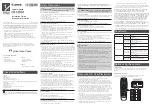 Preview for 1 page of Canon CR-N500 Installation Manual