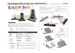 Canon CREATIVE PARK Five-storied pagoda of Horvuji Temple, Japan Assembly Instructions Manual предпросмотр