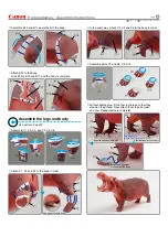 Preview for 4 page of Canon Creative Park Hippopotamus Assembly Instructions