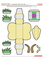 Предварительный просмотр 2 страницы Canon Creative Park Leaping Goat Pattern Manual
