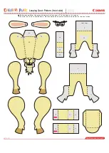 Предварительный просмотр 3 страницы Canon Creative Park Leaping Goat Pattern Manual