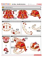 Предварительный просмотр 2 страницы Canon CREATIVE PARK Lion Dance Assembly Instructions Manual