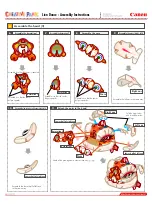 Предварительный просмотр 3 страницы Canon CREATIVE PARK Lion Dance Assembly Instructions Manual