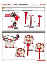 Предварительный просмотр 4 страницы Canon CREATIVE PARK Lion Dance Assembly Instructions Manual