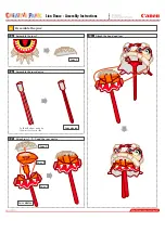 Предварительный просмотр 5 страницы Canon CREATIVE PARK Lion Dance Assembly Instructions Manual