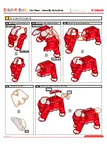 Предварительный просмотр 7 страницы Canon CREATIVE PARK Lion Dance Assembly Instructions Manual