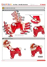 Предварительный просмотр 8 страницы Canon CREATIVE PARK Lion Dance Assembly Instructions Manual