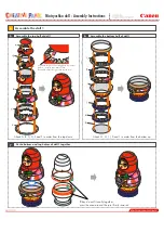 Preview for 3 page of Canon Creative Park Matryoska doll Assembly Instructions Manual