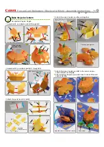 Preview for 2 page of Canon CREATIVE PARK Pop-up Card (Halloween / Black cat &... Assembly Instructions