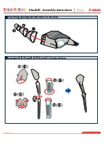 Предварительный просмотр 4 страницы Canon CREATIVE PARK Shoebill Assembly Instructions