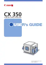 Preview for 1 page of Canon CX 350 User Manual