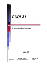 Preview for 24 page of Canon CXDI-31 Service Manual