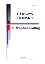 Preview for 174 page of Canon CXDI-40G COMPACT Service Manual