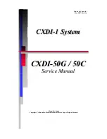 Canon CXDI-50C Service Manual предпросмотр