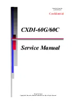 Предварительный просмотр 1 страницы Canon CXDI-60G Service Manual