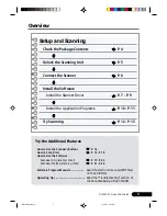 Preview for 3 page of Canon D1250U2F - CanoScan USB Flatbed Scanner Quick Start Manual