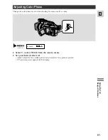 Предварительный просмотр 61 страницы Canon D17-3712-251 - GL1 Camcorder - 270 KP Instruction Manual