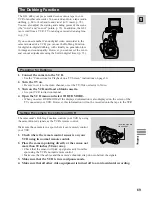 Preview for 69 page of Canon D17-3712-251 - GL1 Camcorder - 270 KP Instruction Manual