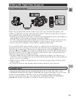 Предварительный просмотр 75 страницы Canon D17-3712-251 - GL1 Camcorder - 270 KP Instruction Manual