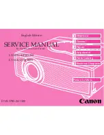 Preview for 1 page of Canon D78-5252 Service Manual
