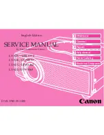 Preview for 1 page of Canon D78-5351 Service Manual
