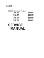 Предварительный просмотр 2 страницы Canon D78-5452 Service Manual