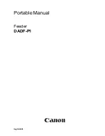 Preview for 1 page of Canon DADF-P1 Portable Manual