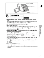 Предварительный просмотр 75 страницы Canon DC DC 40 Instruction Manual