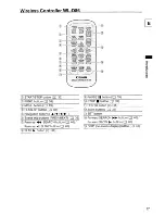 Предварительный просмотр 17 страницы Canon DC10 - TC Converter Instruction Manual