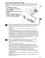 Предварительный просмотр 23 страницы Canon DC10 - TC Converter Instruction Manual