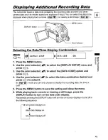 Предварительный просмотр 45 страницы Canon DC10 - TC Converter Instruction Manual