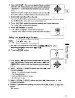 Предварительный просмотр 73 страницы Canon DC10 - TC Converter Instruction Manual