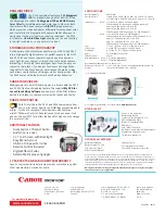 Preview for 2 page of Canon DC20 E Specifications