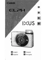 Canon Digital ELPH Instruction Manual preview