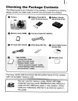 Предварительный просмотр 3 страницы Canon Digital ELPH User Manual