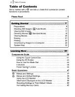 Предварительный просмотр 4 страницы Canon Digital ELPH User Manual