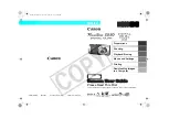 Предварительный просмотр 1 страницы Canon Digital EXUS i Zoom Basic User'S Manual