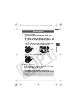 Предварительный просмотр 3 страницы Canon Digital EXUS i Zoom Basic User'S Manual