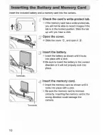 Предварительный просмотр 10 страницы Canon Digital IXUS 100 IS Getting Started Manual