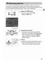 Preview for 25 page of Canon Digital IXUS 100 IS Getting Started Manual