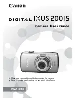 Canon Digital IXUS 200 IS User Manual предпросмотр