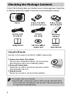 Предварительный просмотр 2 страницы Canon Digital IXUS 200 IS User Manual