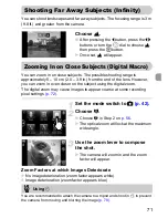Предварительный просмотр 71 страницы Canon Digital IXUS 200 IS User Manual